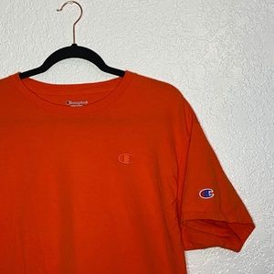 Orange oversized Champion shirt!